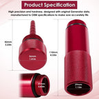 2Pcs Red Oil Change Funnel & Magnetic Oil Dipstick for Honda Generator EU2200i