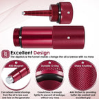 2Pcs Red Oil Change Funnel & Magnetic Oil Dipstick for Honda Generator EU2200i