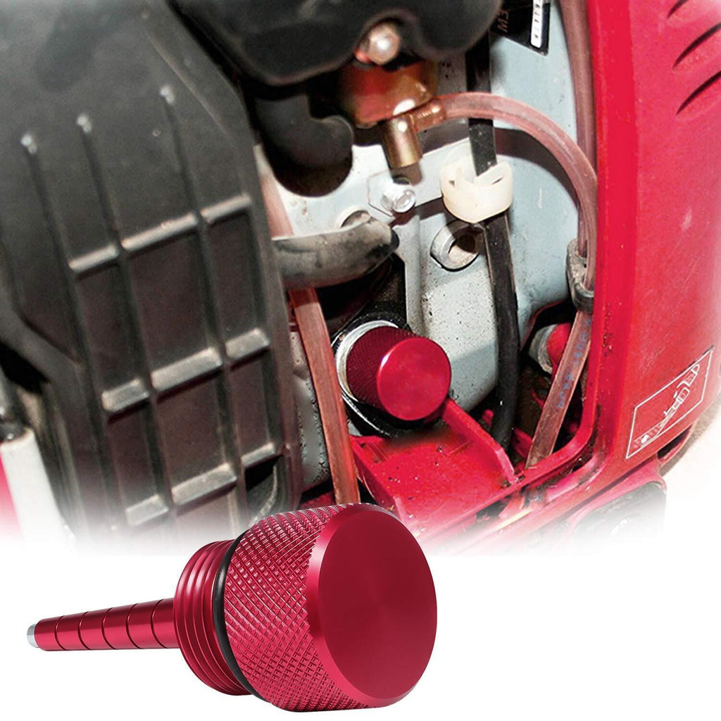 2Pcs Red Oil Change Funnel & Magnetic Oil Dipstick for Honda Generator EU2200i