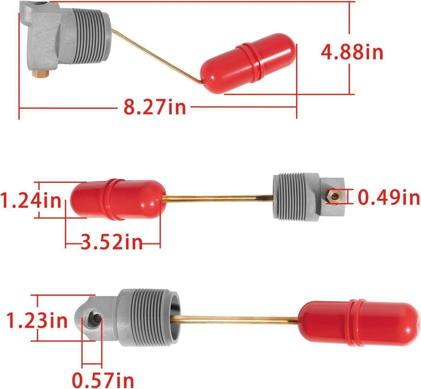 For Johnson Controls F93B-1C 1-1/4 Air Volume Control For Deep Well Applications