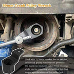 Crank Pulley Wrench Holder Tool 50mm Removal Holding Spanner Kit for Honda Acura