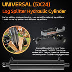 Hydraulic Cylinders Welded Double Acting 5" Bore 24"Stroke For Log Splitter 5x24