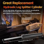 Hydraulic Cylinders Welded Double Acting 5" Bore 24"Stroke For Log Splitter 5x24