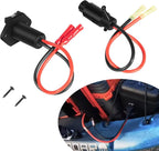 Pactrade Marine Boat Trolling Motor Plug & Socket Set 2-Wire 8 Gauage 12V