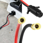 Pactrade Marine Boat Trolling Motor Plug & Socket Set 2-Wire 8 Gauage 12V
