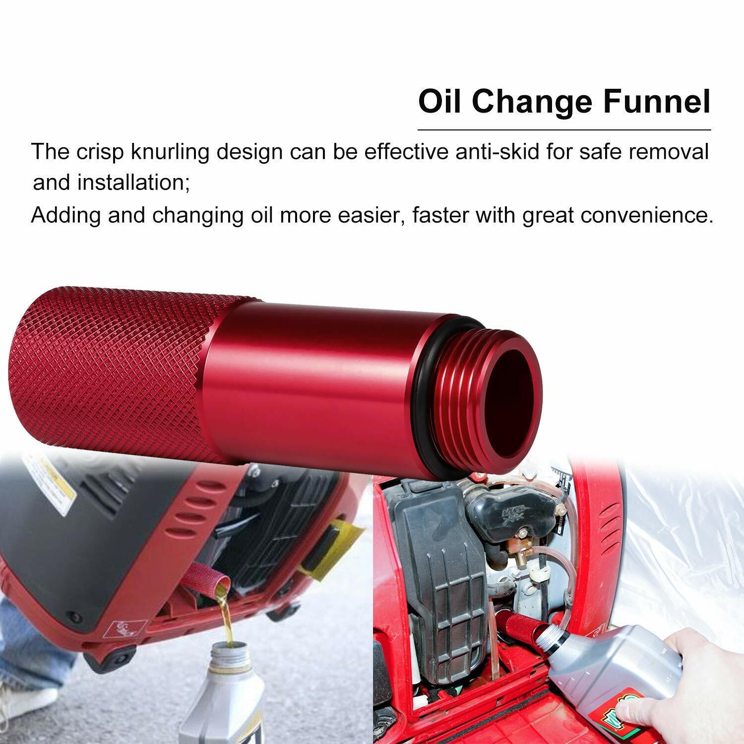 Extended Run Gas Cap Hose Oil Funnel Dipstick Kit for Honda Generator EU2200i