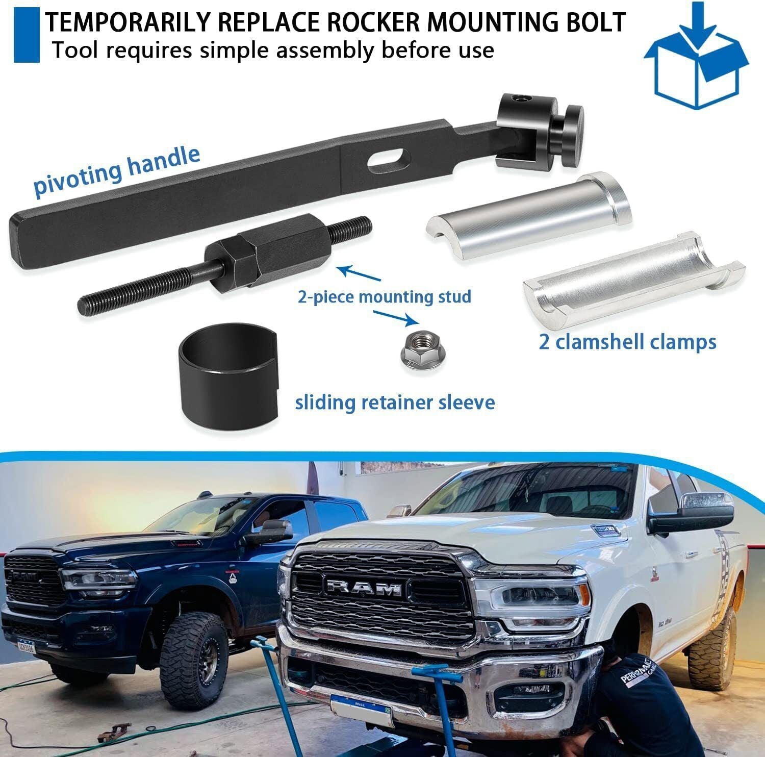 9010 Fuel Injector Remover Puller Install Tool for 6.7L 5.9L Cummins Dodge Ram