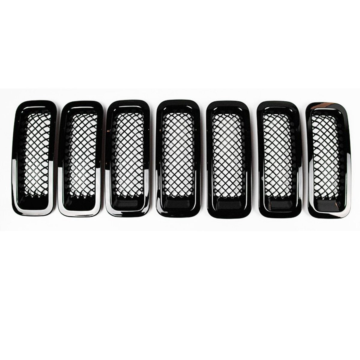 Front Mesh Grille Grill Angry Bird Headlight Cover for Jeep Patriot 2011-2018