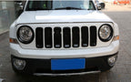 Front Mesh Grille Grill Angry Bird Headlight Cover for Jeep Patriot 2011-2018