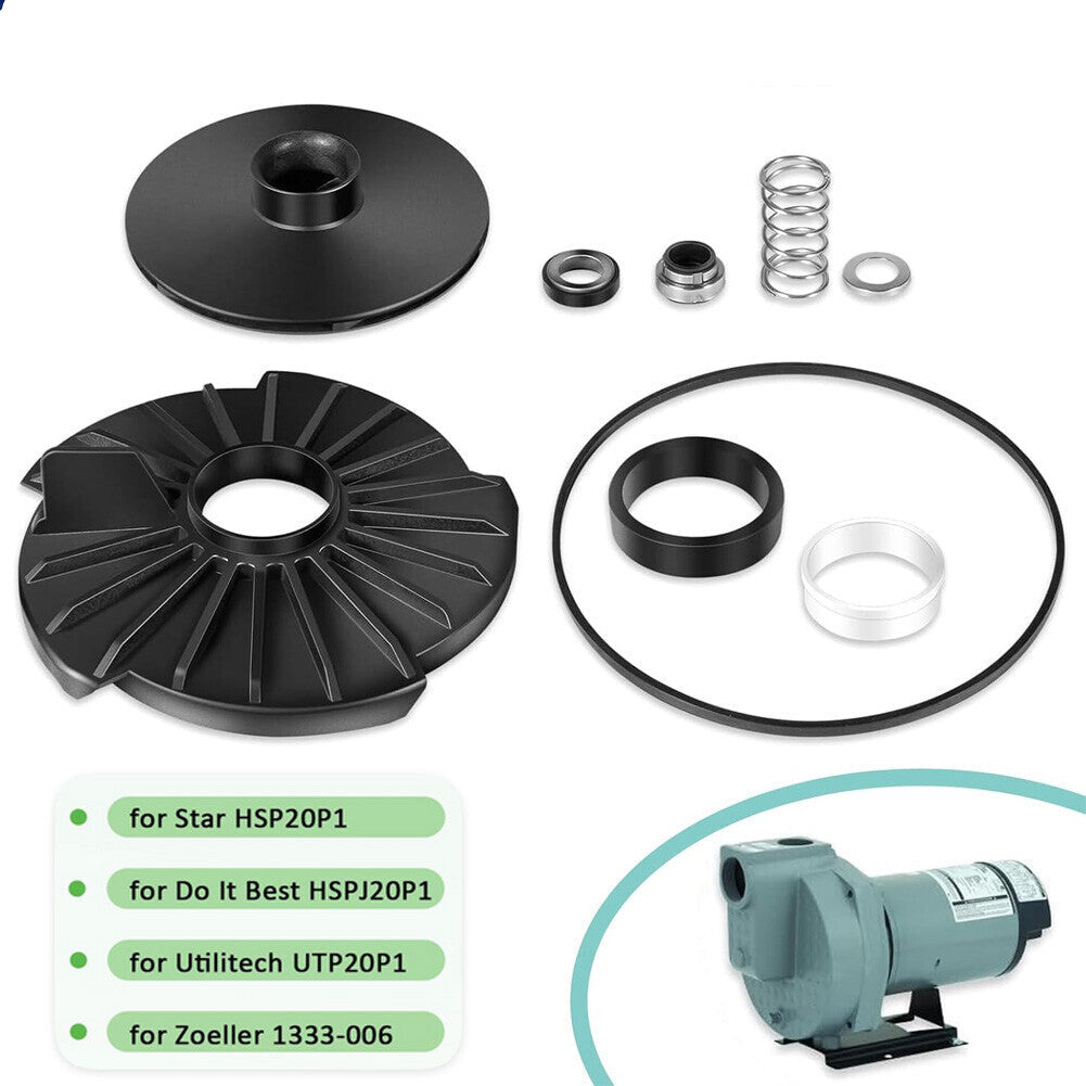 023705 Lawn Sprinkler Irrigation Pump Repair Kit 2 HP for Zoeller 1333-006