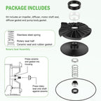 023705 Lawn Sprinkler Irrigation Pump Repair Kit 2 HP for Zoeller 1333-006