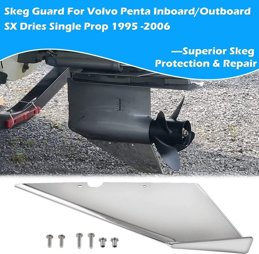 For Volvo Penta Sterndrive SX Drive Single Prop 1995-2006 Skeg Guard Protector