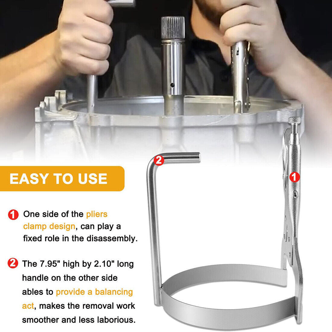 3-5-Reverse Drum Removal & Installation Tool for 6L50 6L80 6L90 GM Transmission