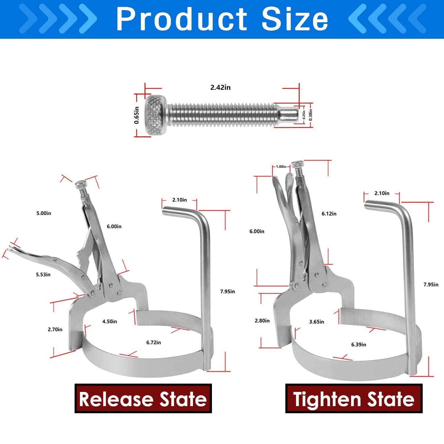 3-5-Reverse Drum Removal & Installation Tool for 6L50 6L80 6L90 GM Transmission