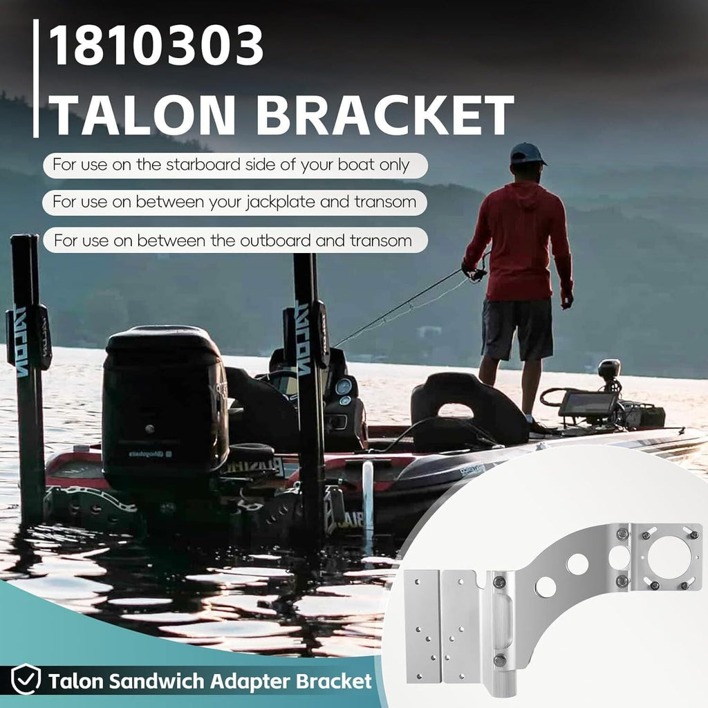 for Minn Kota Talon Universal Modular Adapter Bracket Sandwich Starboard 1810303
