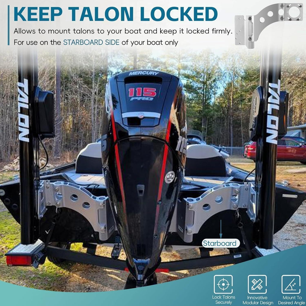 for Minn Kota Talon Universal Modular Adapter Bracket Sandwich Starboard 1810303