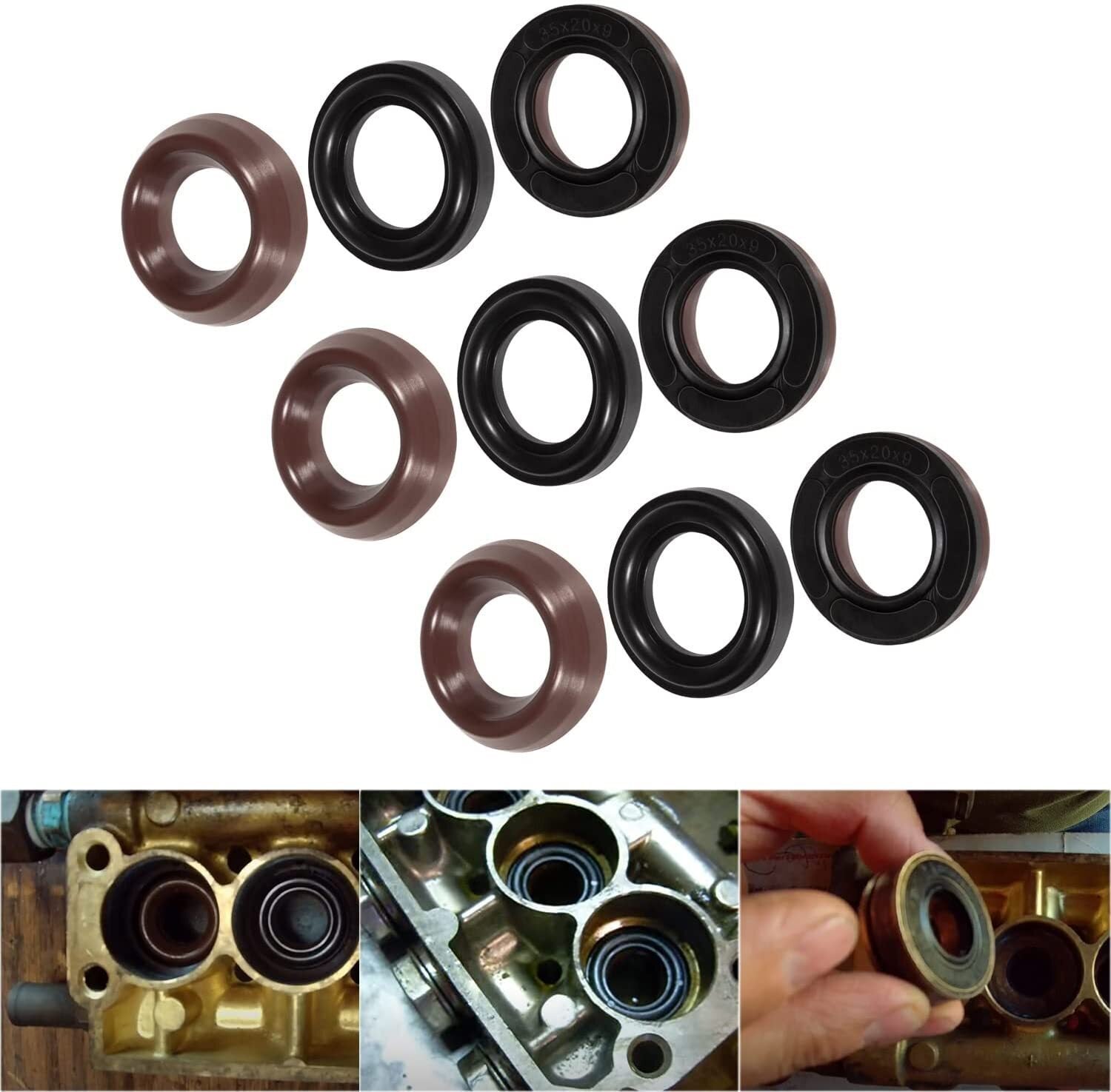 Fits General Pump Kit 69 PACKING KIT 20mm, Repair Kit for GP K69 Interpump