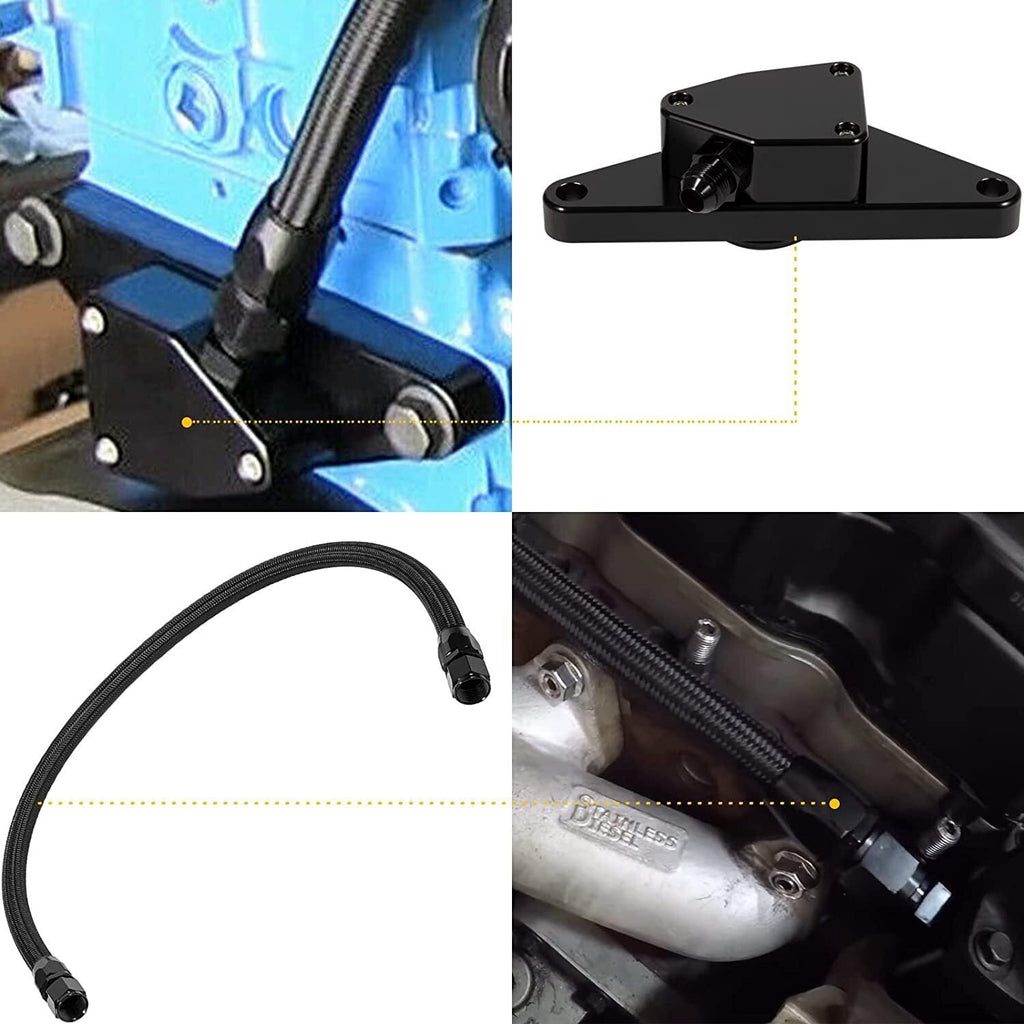 Freeze Coolant Bypass Kit For 2003-2007 Dodge Ram 5.9L &2007.5-2018 Cummins 6.7L