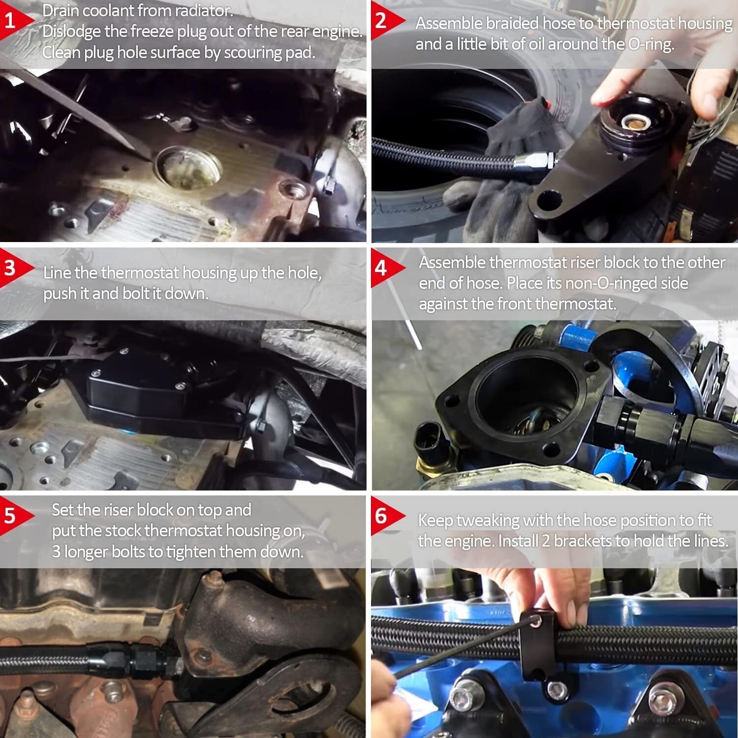 Freeze Coolant Bypass Kit For 2003-2007 Dodge Ram 5.9L &2007.5-2018 Cummins 6.7L