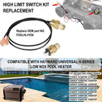FDXLHLI1930 135 °F (57°C) High Limit Fd Heater Replace Kit For Hayward H-Series