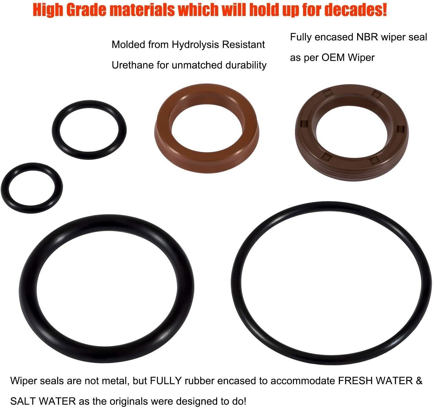 For Volvo Penta Power Steering Actuator Repair Seal Kit 3860883 3812269 21910902