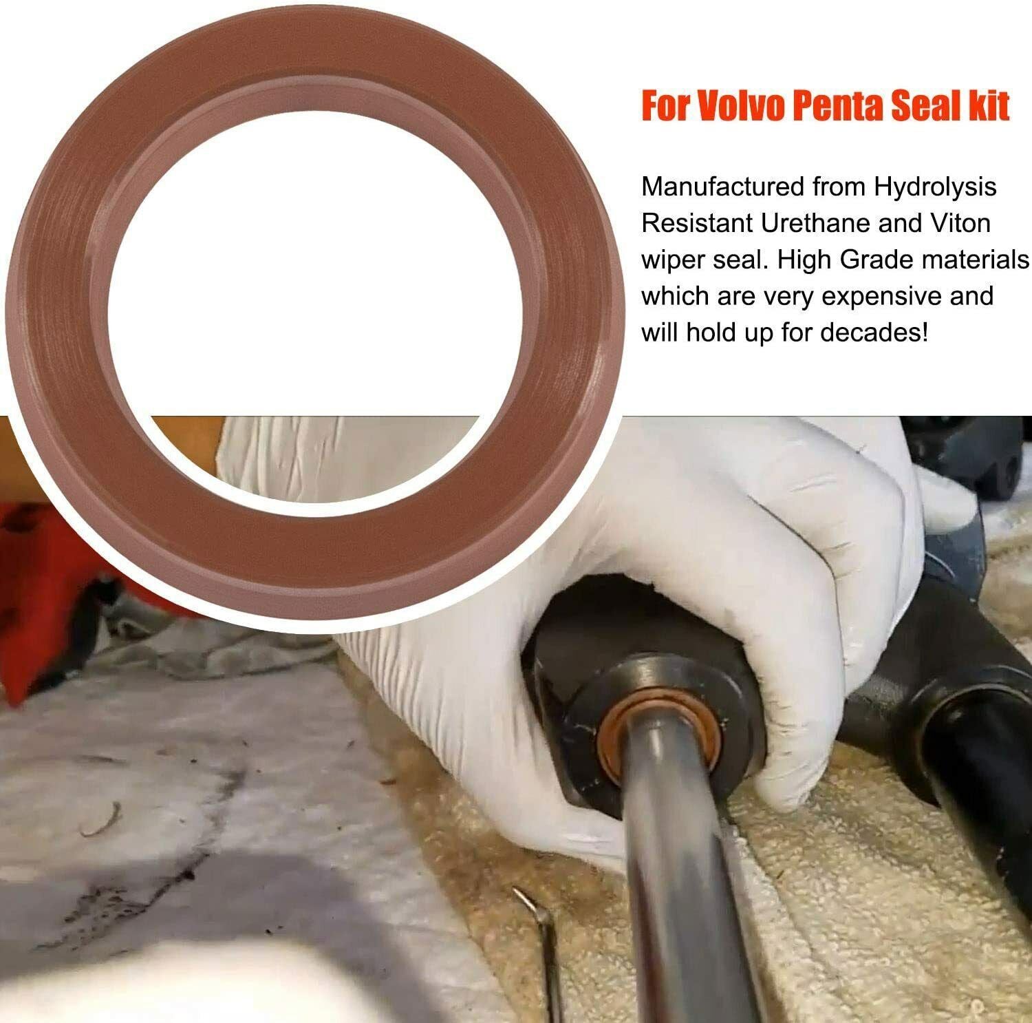 For Volvo Penta Power Steering Actuator Repair Seal Kit 3860883 3812269 21910902