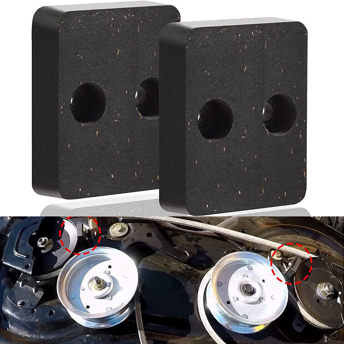 761-05007 Deck Brake Pad for MTD Cub Cadet Craftsman Huskee Troy-Bilt Lawn Mower