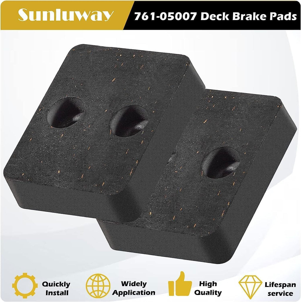 761-05007 Deck Brake Pad for MTD Cub Cadet Craftsman Huskee Troy-Bilt Lawn Mower