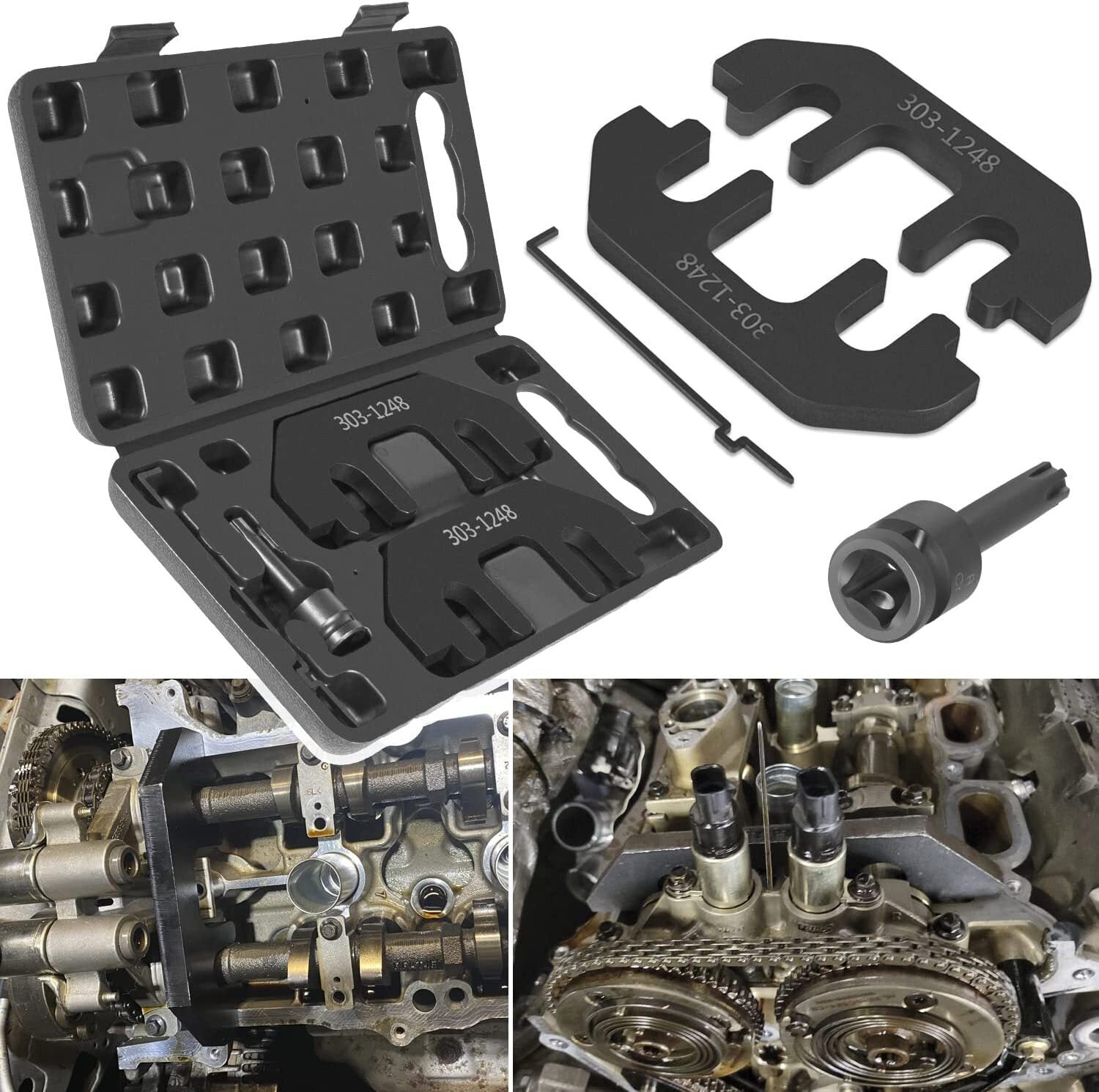303-1530 Camshaft Holding Tool 303-1248 Timing Alignment Kit for Ford 3.7L/3.5L