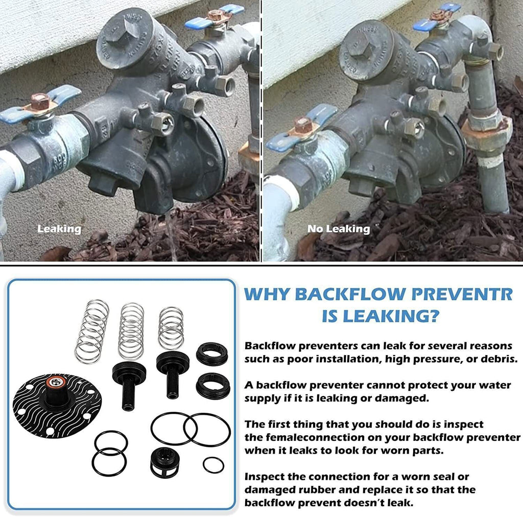 3/4"-1" Complete Repair Kit For Wilkins Backflow Preventer Zurn 975XL & 975XL2