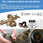 3/4"-1" Complete Repair Kit For Wilkins Backflow Preventer Zurn 975XL & 975XL2