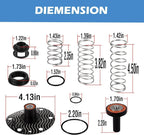 3/4"-1" Complete Repair Kit For Wilkins Backflow Preventer Zurn 975XL & 975XL2