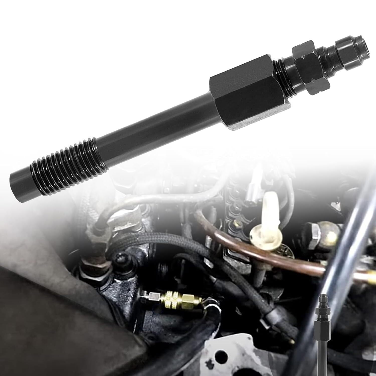 Diesel Compression Test Adapter for 6.6L Duramax LNG-TU-15-38