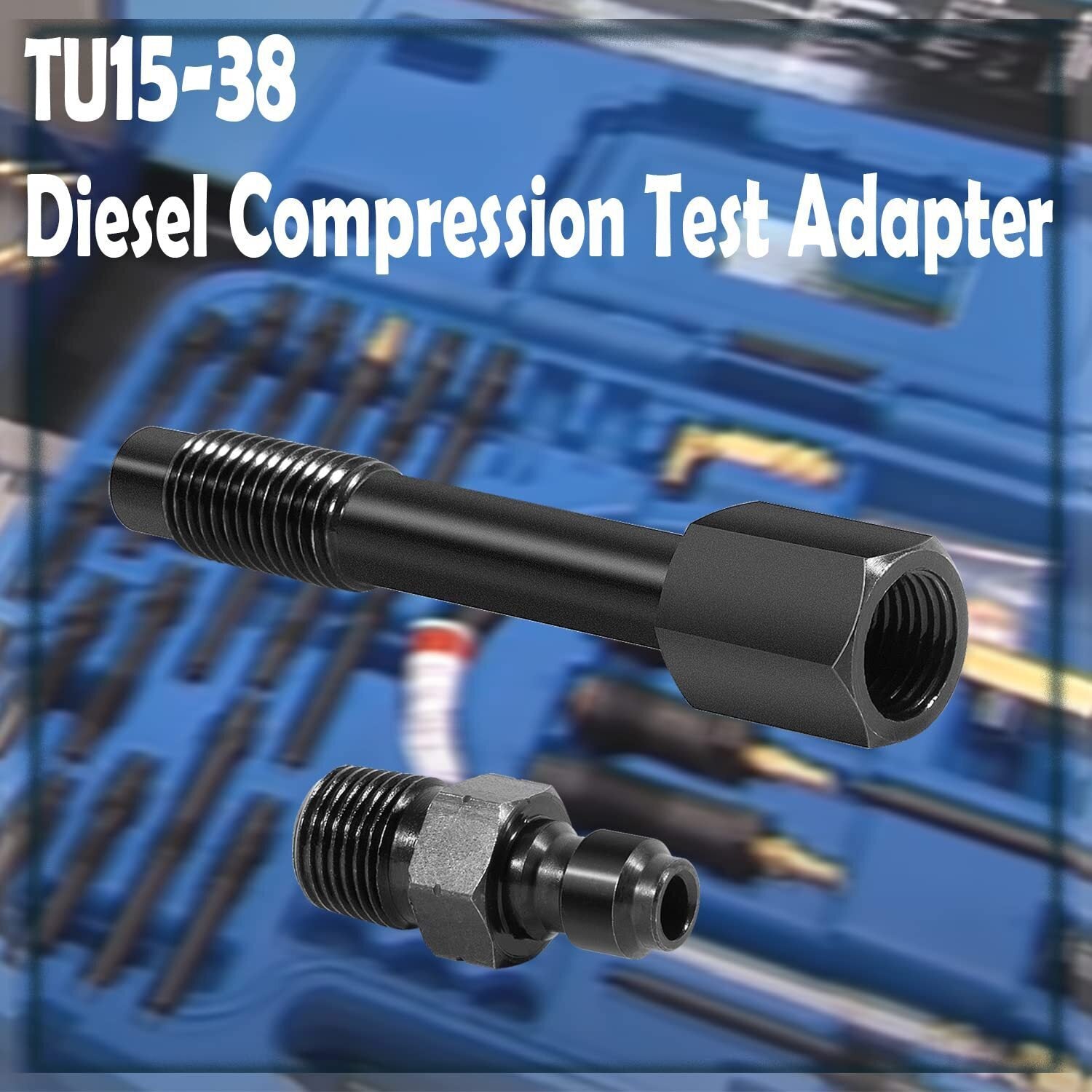 Diesel Compression Test Adapter for 6.6L Duramax LNG-TU-15-38
