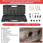 71400 Broken Exhaust Manifold Bolt Stud Drill Template for GM LSIII 4.8 5.3 6.0L