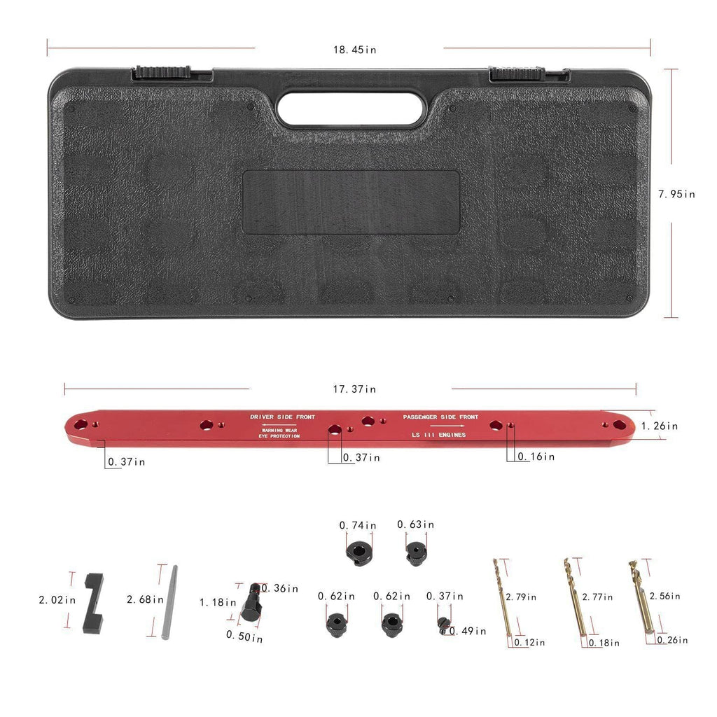 71400 Broken Exhaust Manifold Bolt Stud Drill Template for GM LSIII 4.8 5.3 6.0L