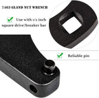 Adjustable Gland Nut Wrench Spanner Tool 7463 For Hydraulic Cylinders 1/2" Drive