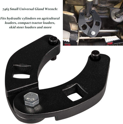 Adjustable Gland Nut Wrench Spanner Tool 7463 For Hydraulic Cylinders 1/2" Drive