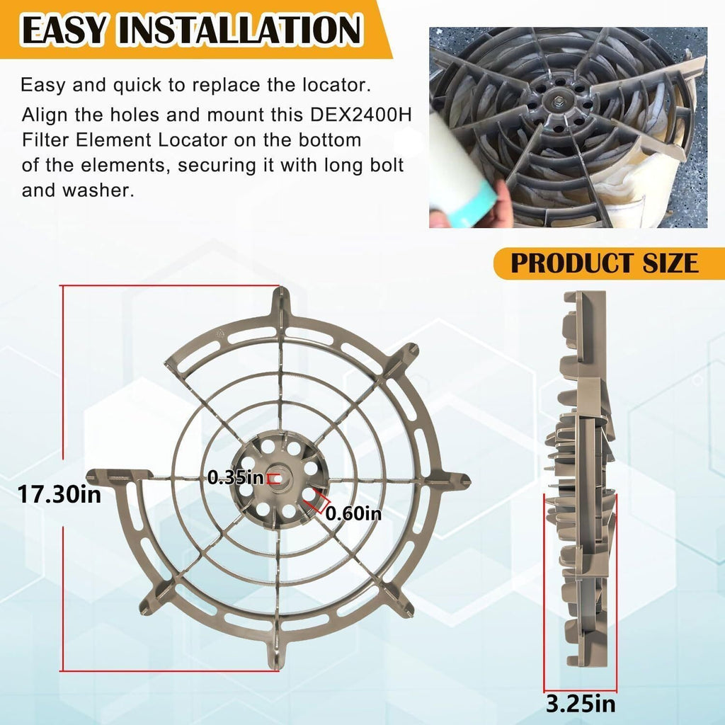 for Hayward DEX2400H Filter Element Locator ProGrid DE Filter MicroClear SS DE