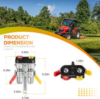 9500-4 Agricultural Tractor Clamp Kit For Pioneer Hydraulic Break-Away Coupler