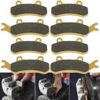 Front Rear Ceramic Brake Pads Set For 2017-2022 Can-Am Maverick X3 R Max 4x4 DPS