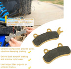 Front Rear Ceramic Brake Pads Set For 2017-2022 Can-Am Maverick X3 R Max 4x4 DPS
