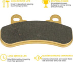 Front Rear Ceramic Brake Pads Set For 2017-2022 Can-Am Maverick X3 R Max 4x4 DPS