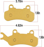 Front Rear Ceramic Brake Pads Set For 2017-2022 Can-Am Maverick X3 R Max 4x4 DPS