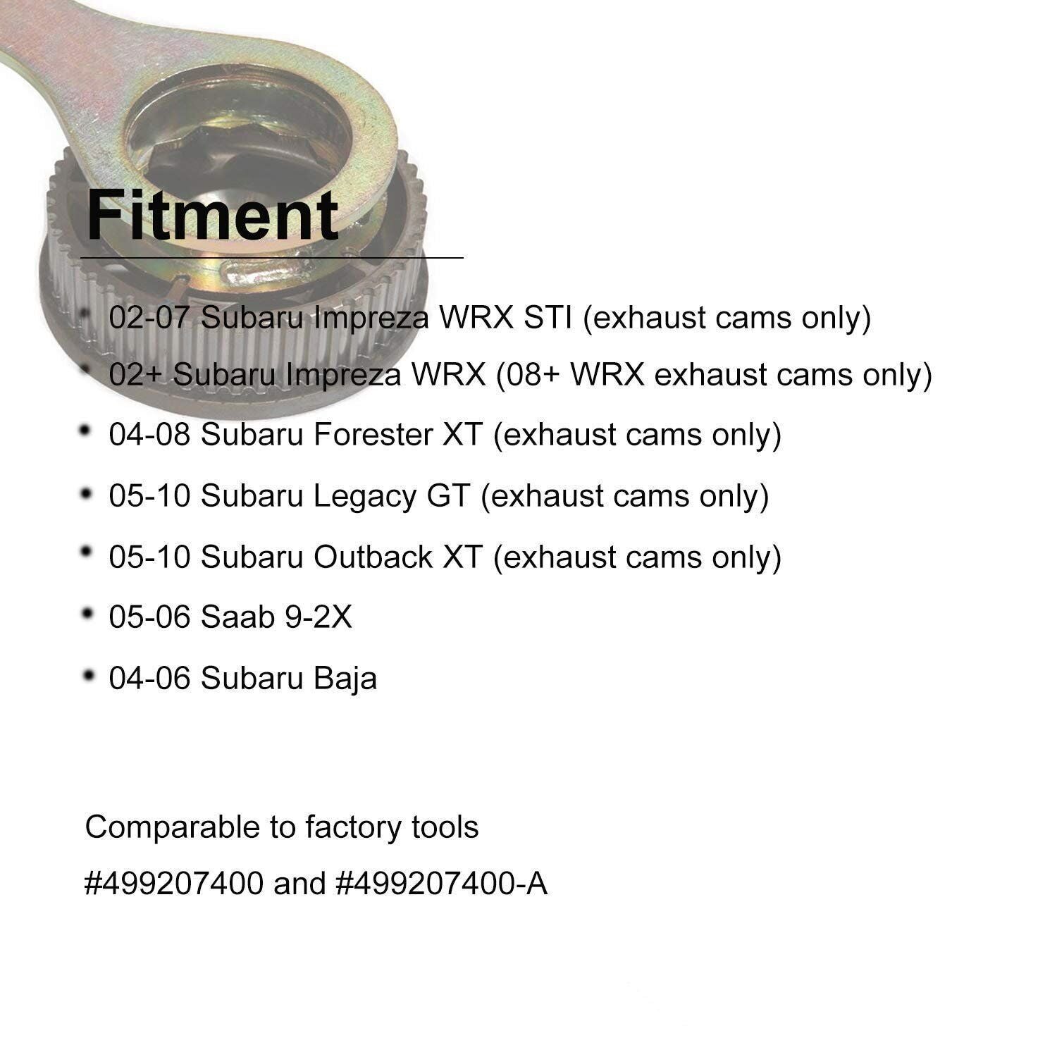 STD Cam Sprocket Install & Remover Wrench Tool + Camlock for Subaru AVCS JDM
