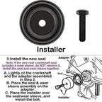 7834 Rear Crankshaft Seal Installer Tool for Ford Ranger & Explorer w/ 4.0L V6