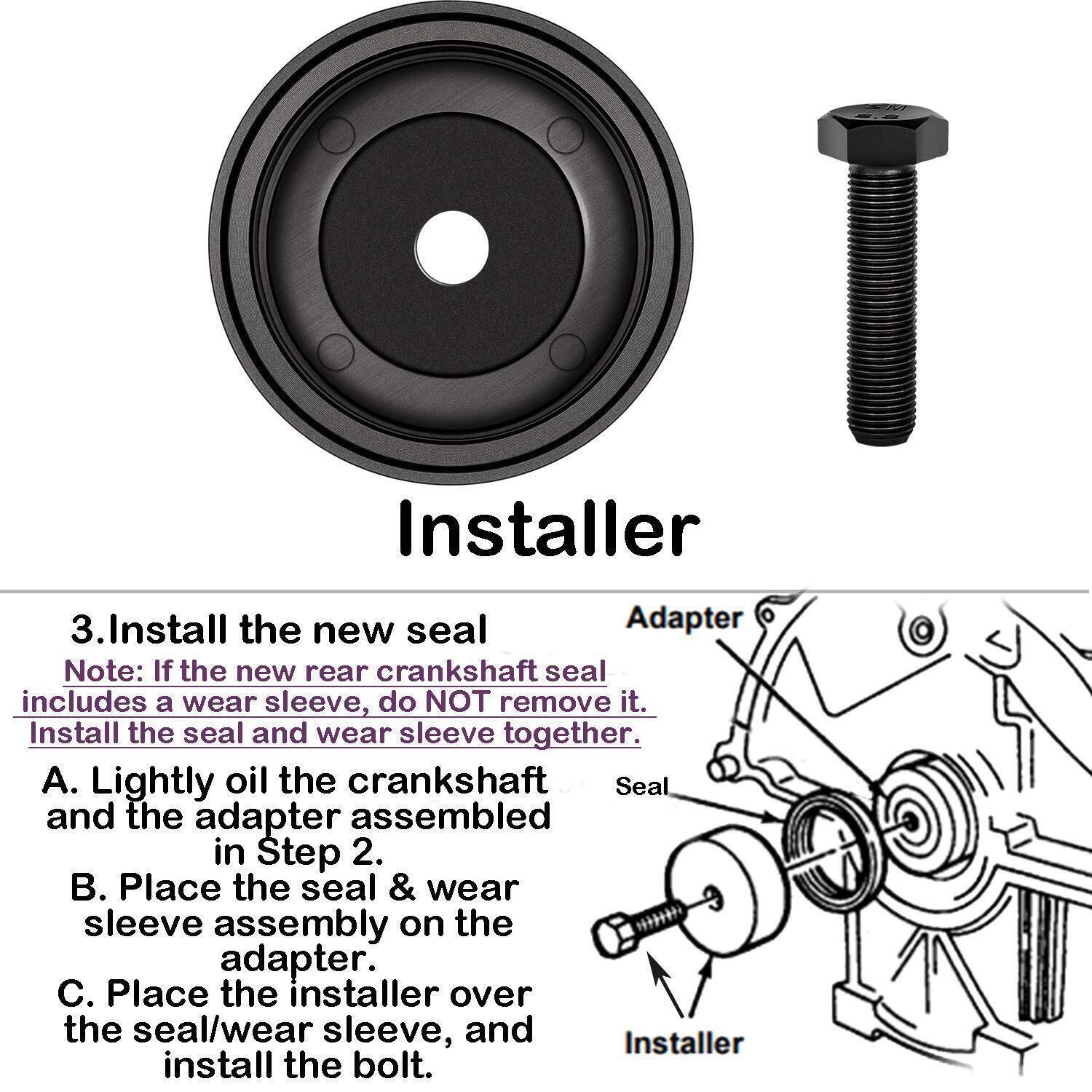7834 Rear Crankshaft Seal Installer Tool for Ford Ranger & Explorer w/ 4.0L V6
