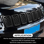 2017-2021 Jeep Grand Cherokee Honeycomb Grille Inserts 7-Piece