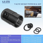 For 6.0L Ford IPR Valve Removal Socket & Oil Rail Adapters and Test Fitting Tool