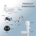 Replace for Dometic 385230335 Toilet Vacuum Breaker Kit With Diverter Valve